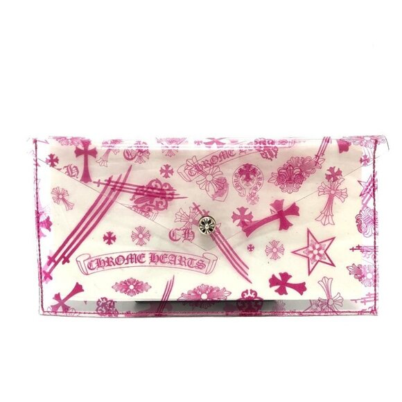 CHROME HEARTS Multi Cemetery Mini Clear Multi Cemetery Flat Pouch Unused - Picture 1 of 8